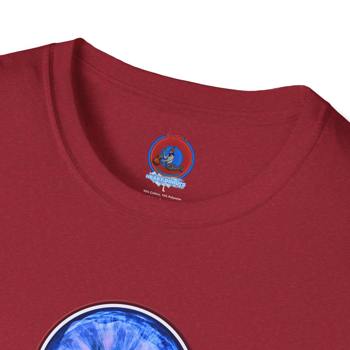 Classic Donut Tee - Unisex Soft-Style - "Wilson's Eyesore Donut Tee" - blue idonut - variant 3