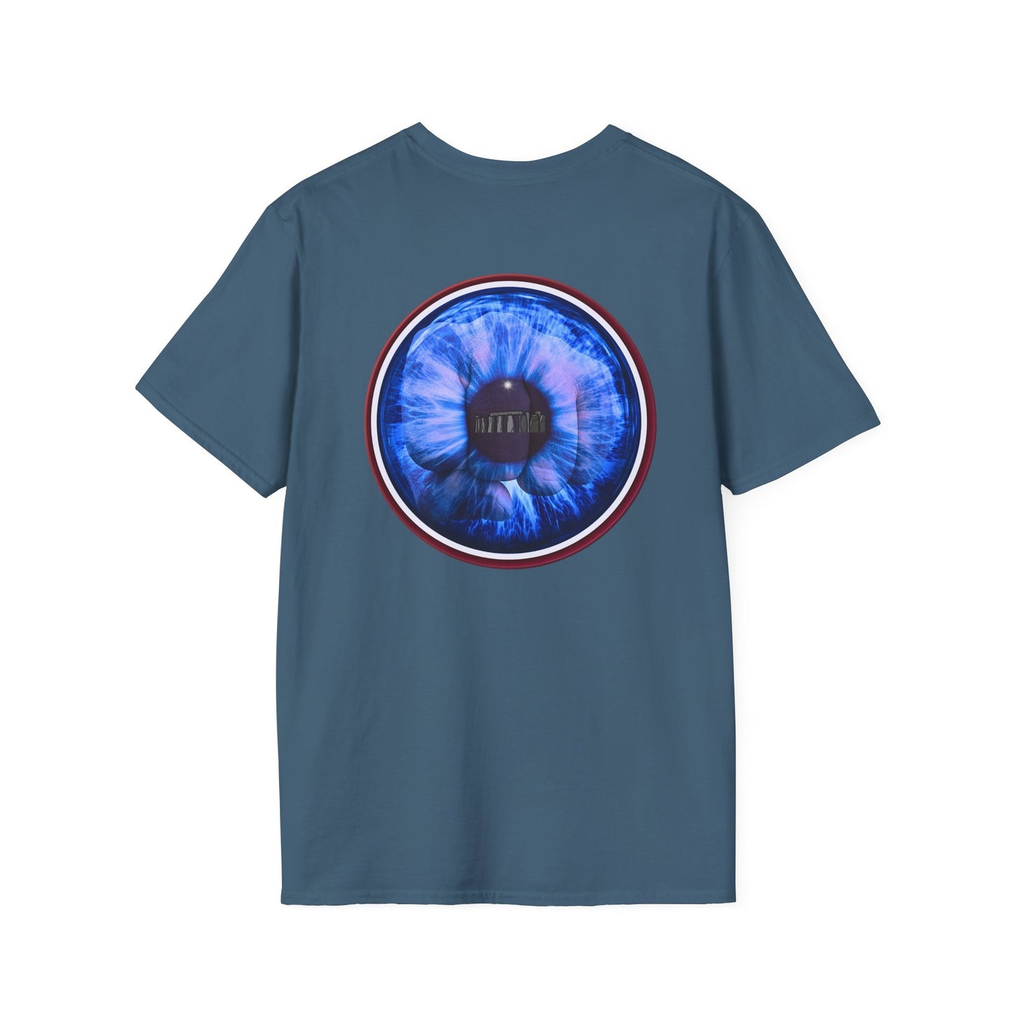 Classic Donut Tee - Unisex Soft-Style - "Wilson's Eyesore Donut Tee" - blue idonut - variant 3