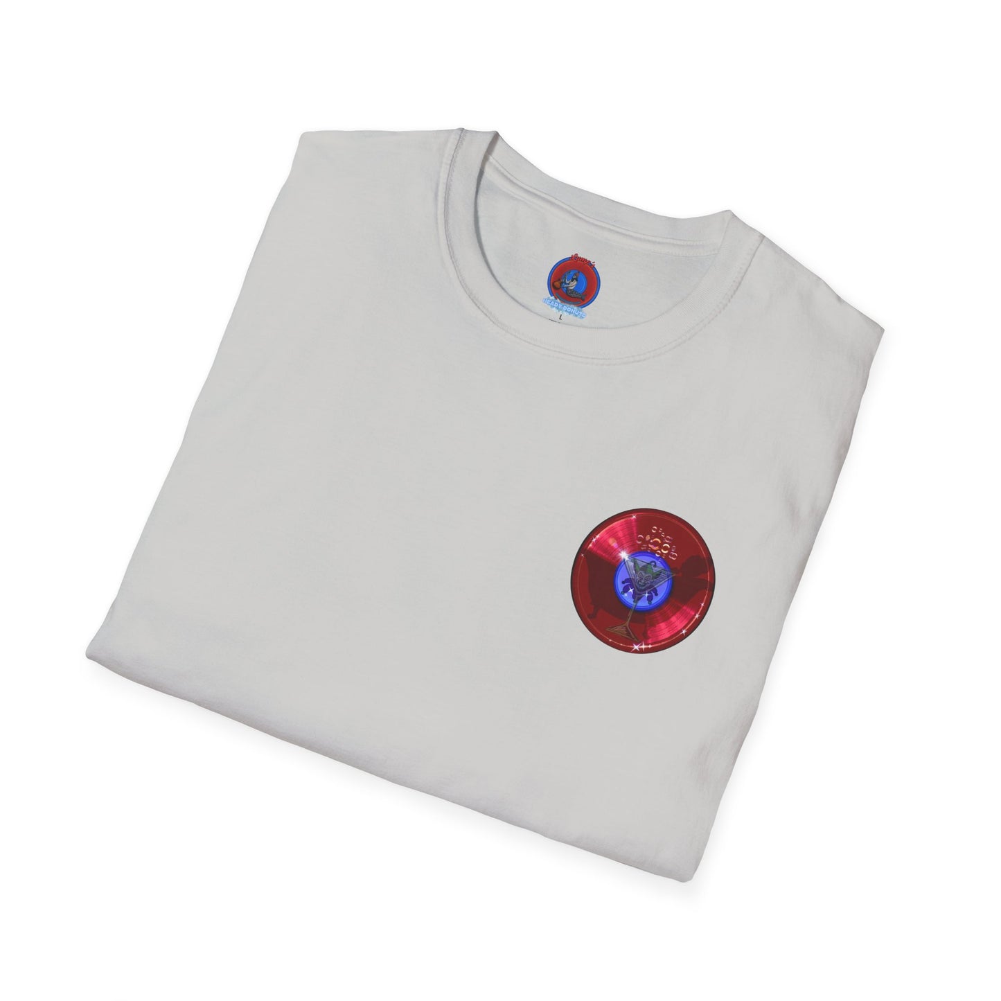 Classic Donut Tee - Unisex Soft-Style - "The Joker's Personal Tees - Joker's Exclusive Donut" - series 1.0 - variant 3 - red donut