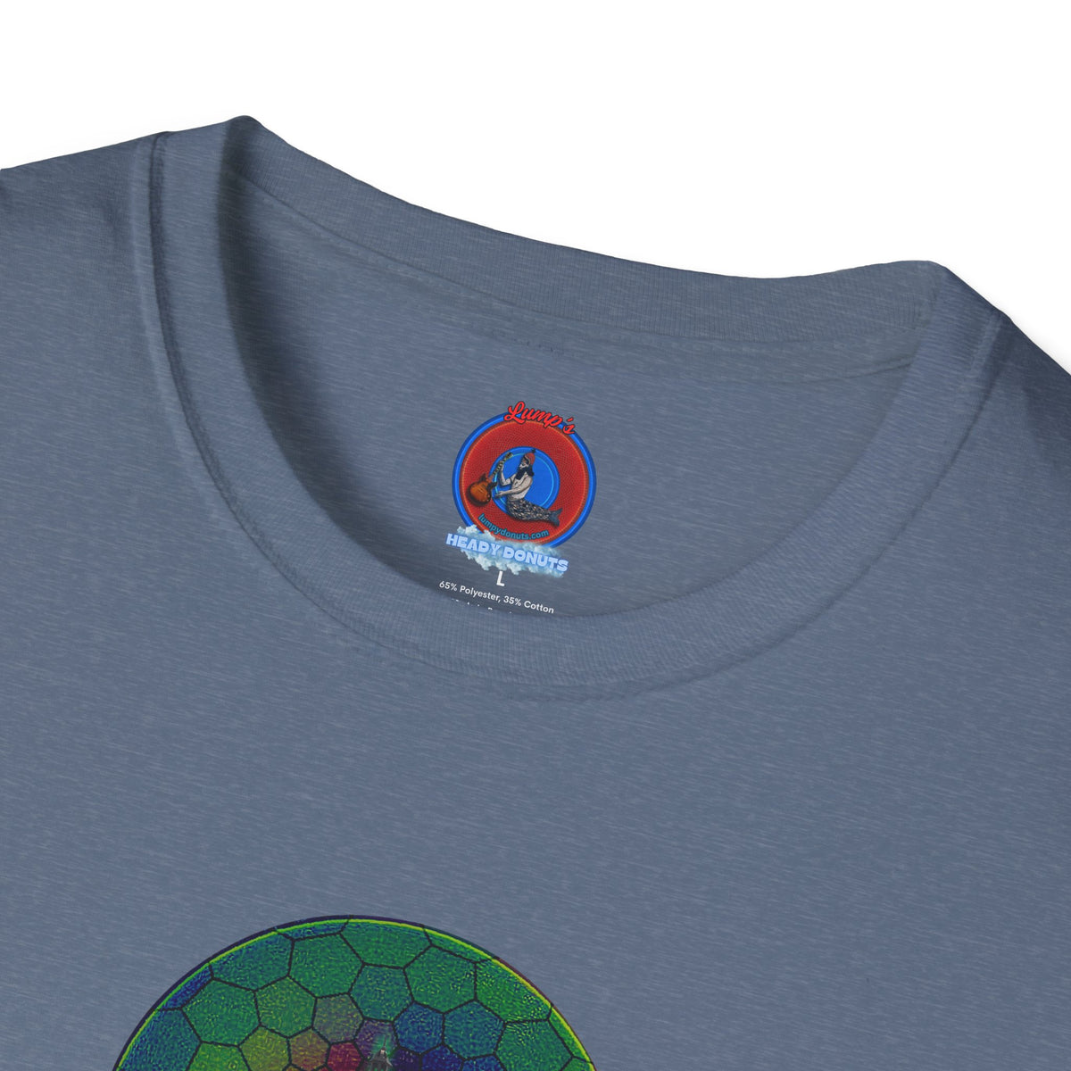 Classic Donut Tee - Unisex Soft-Style - "Save the Mondegreen City Hall Clock Tower" - hexadonut - series 1.0 -variant 1 - green donut