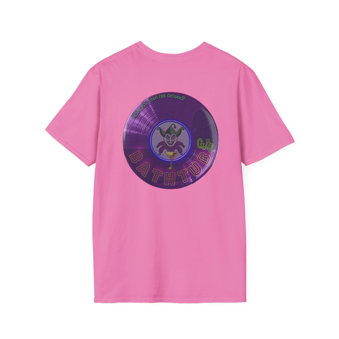 Classic Donut Tee - Unisex Soft-Style - "The Joker's Personal Tees - Troubadour Edition" - series 1.0 - variant 1 - purple donut