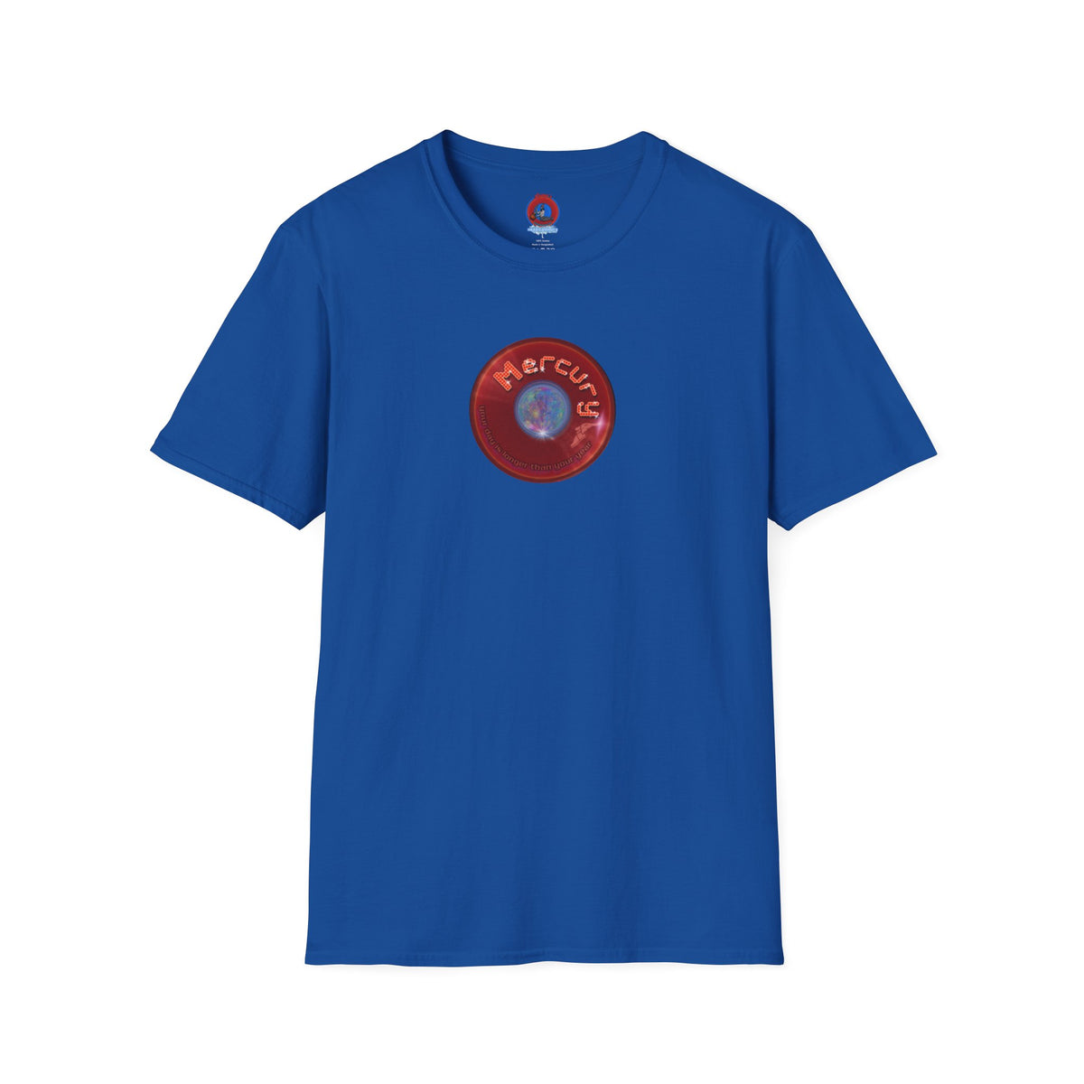 Classic Donut Tee - Unisex Soft-Style - "Donuts of the Gods" - series 1.0 - variant 5 - red donut