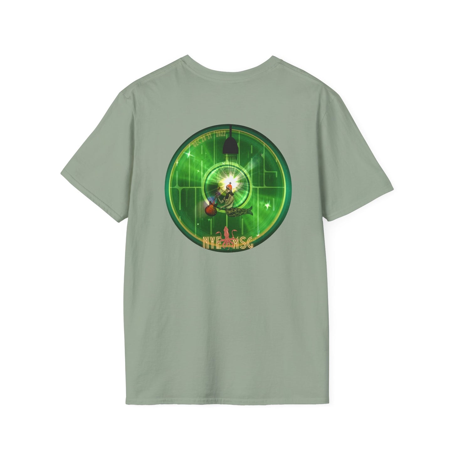 Classic Donut Tee - Unisex Soft-Style - "There was a party Dec 28-31 2022 in NYC, now tell me where were you" - series 1.0  - *green [commemorative donut]