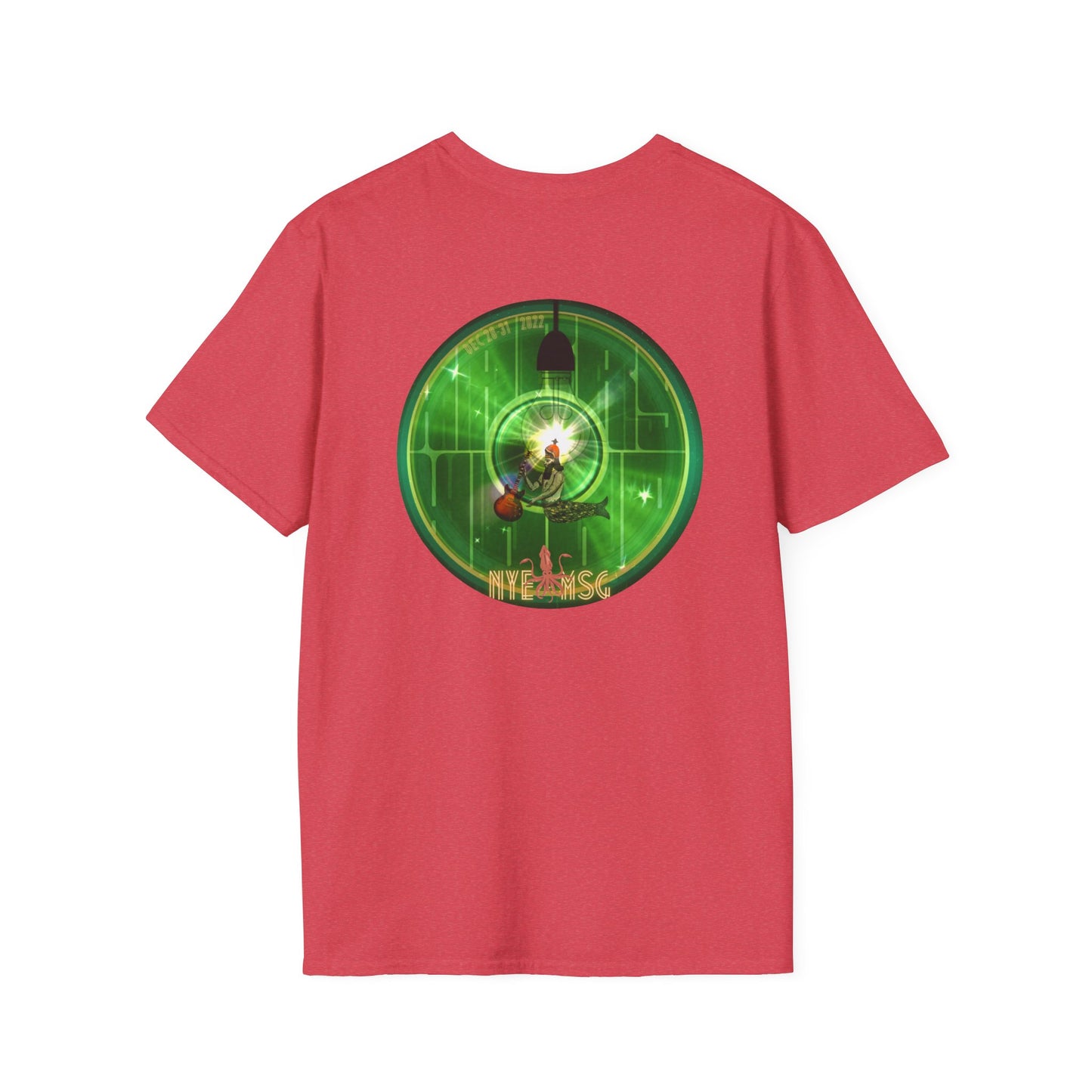 Classic Donut Tee - Unisex Soft-Style - "There was a party Dec 28-31 2022 in NYC, now tell me where were you" - series 1.0  - *green [commemorative donut]