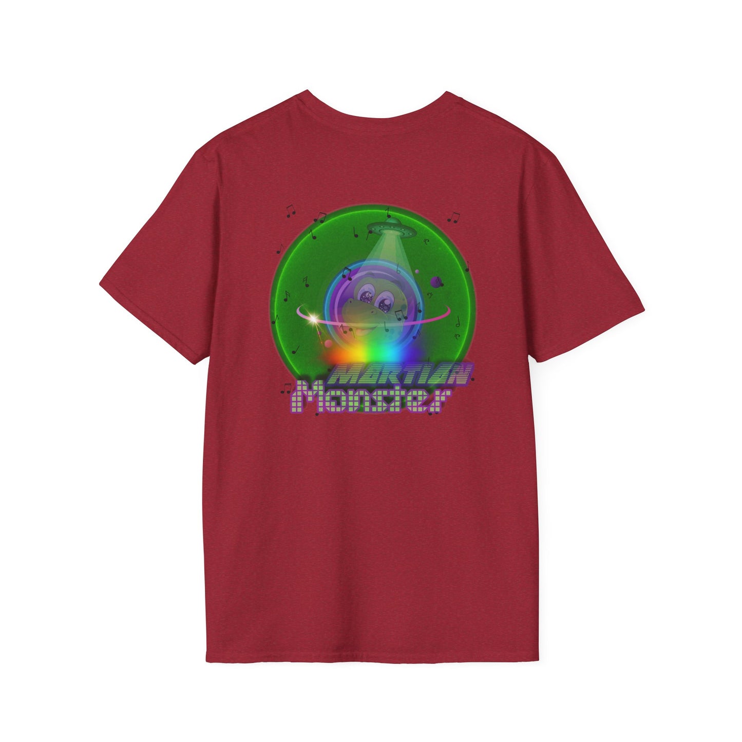 Classic Donut Tee - Unisex Soft-Style - "My Phavorite Martian" - green donut - series 1.0