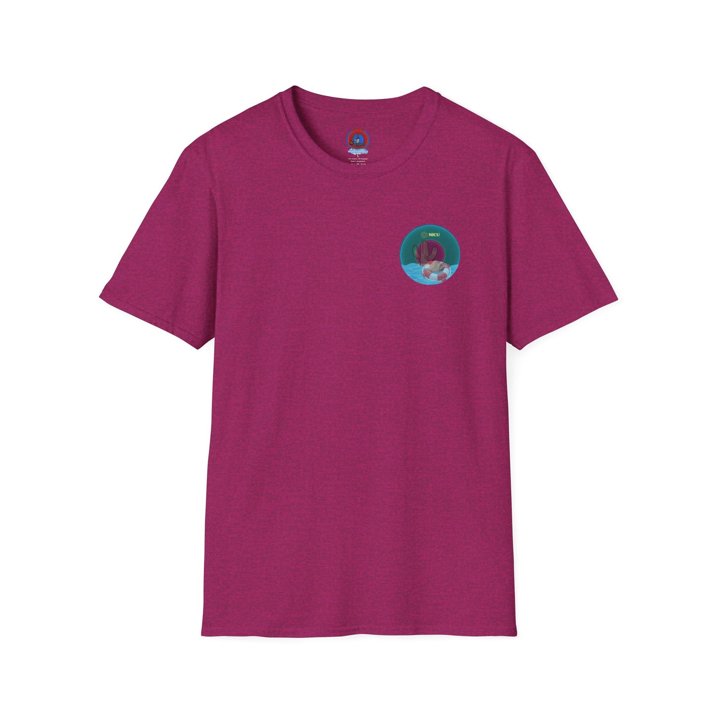 Classic Donut Tee - Unisex Soft-Style - "Masonic Donut of Rites" - series 1.0  - dark teal donut