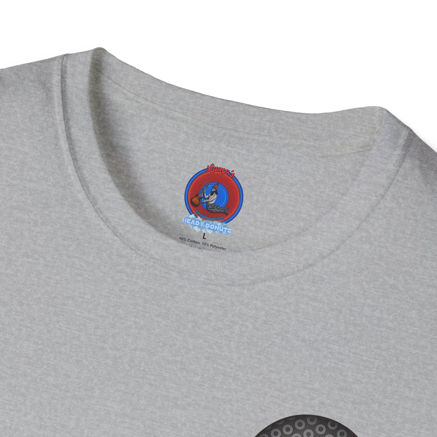 Classic Donut Tee - Unisex Soft-Style - "Lifesaving Donut" - series 1.0 gray paradoxical donut