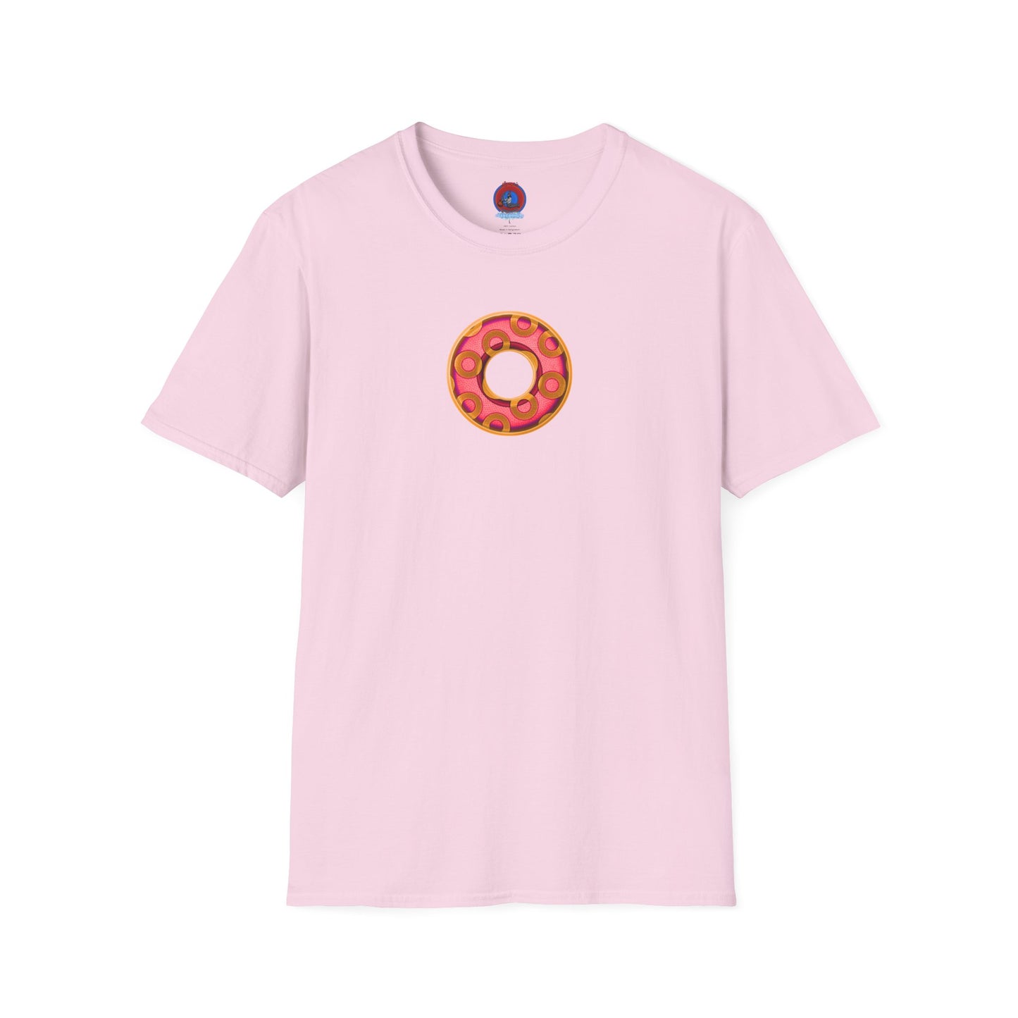 Plain Donuts/Unisex Soft-Style - "Plain Rustic Paradoxical Donuts" - rose/gold donuts
