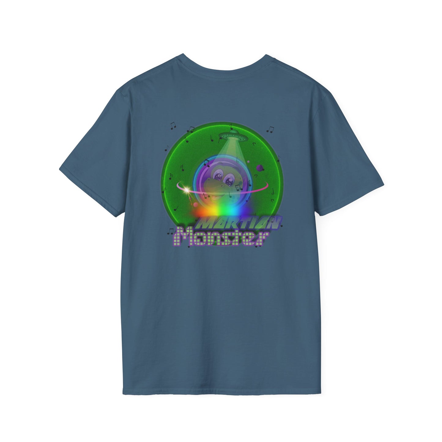 Classic Donut Tee - Unisex Soft-Style - "My Phavorite Martian" - green donut - series 1.0