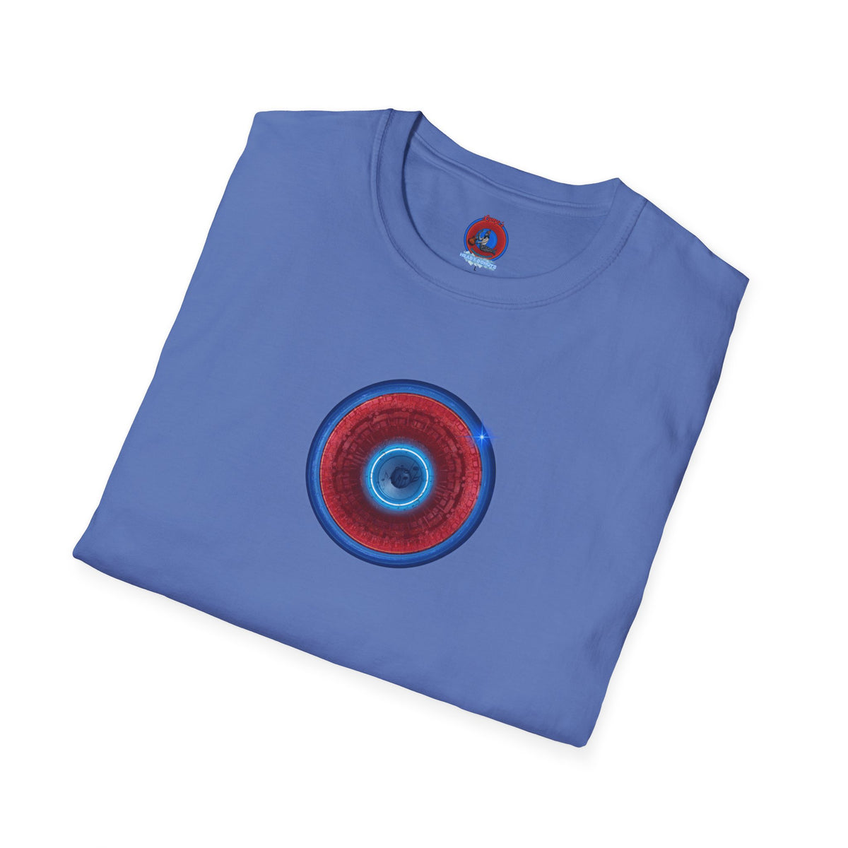 Classic Donut Tee - Unisex Soft-Style - "Homer's Perfect Donut" - series 1.0  - variant 2 - dark blue edging