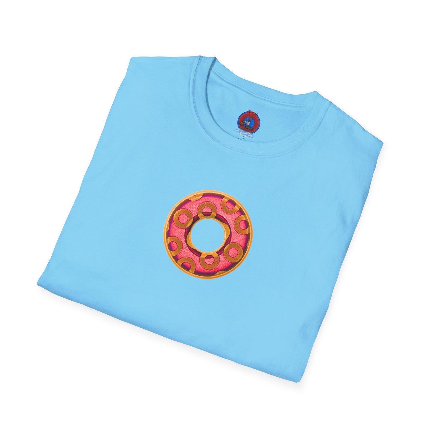 Plain Donuts/Unisex Soft-Style - "Plain Rustic Paradoxical Donuts" - rose/gold donuts