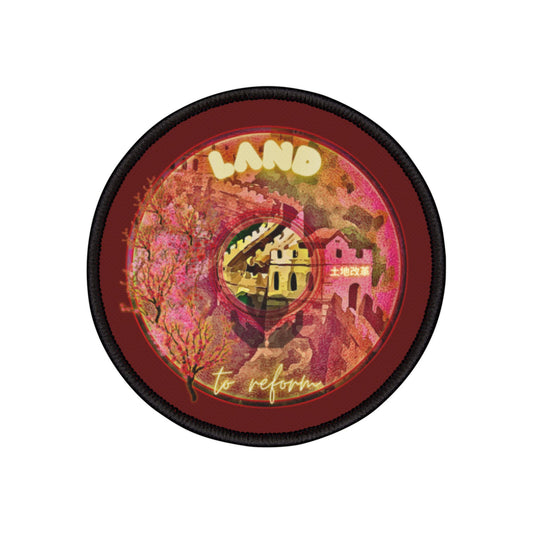 Iron-On Donut Patch - "The Reforming Donut Patch" - vivid magenta donut