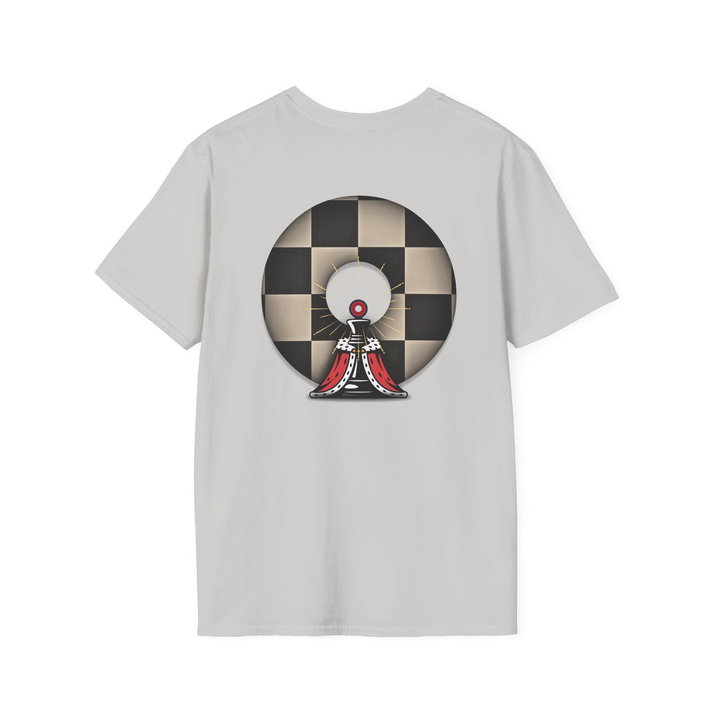Classic Donut Tee - Unisex Soft-Style - "Bobby Phisher King's Donut no. 95" - chess donut