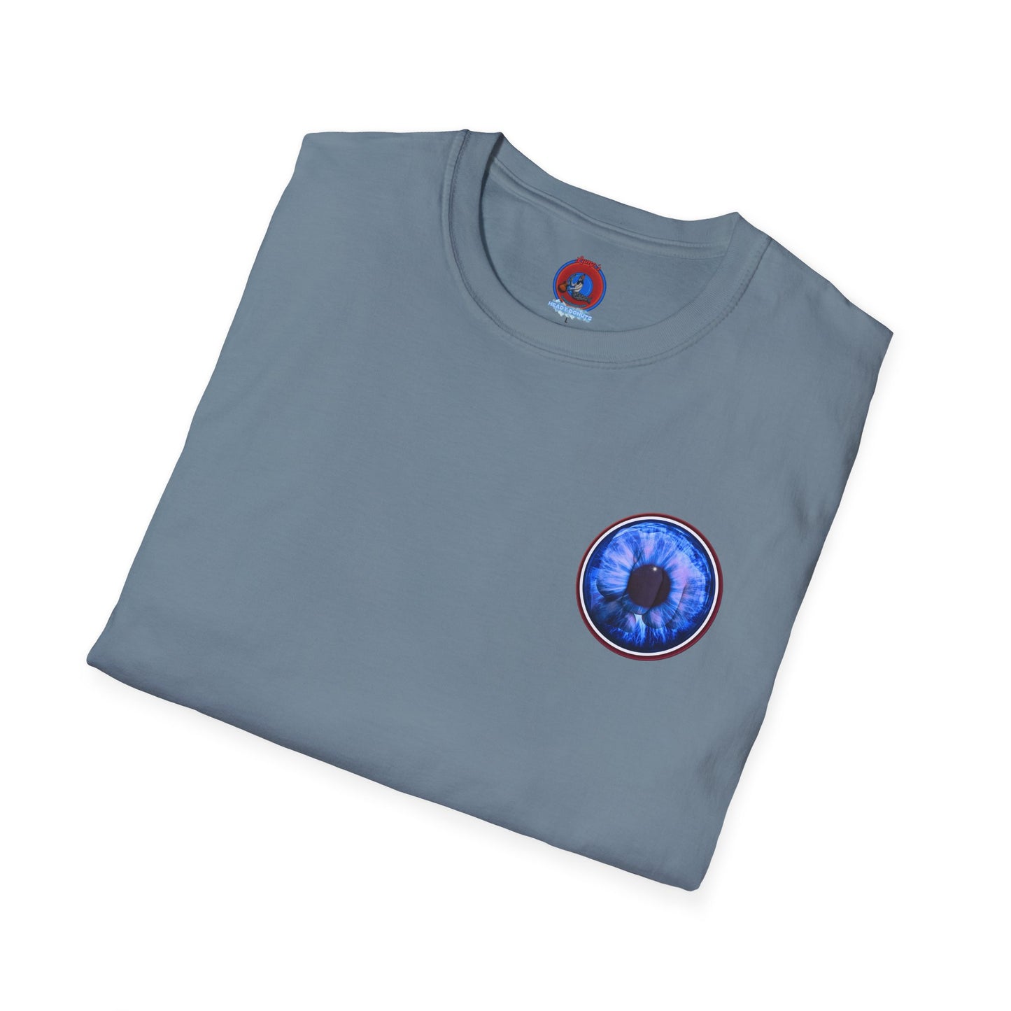 Classic Donut Tee - Unisex Soft-Style - "Wilson's Eyesore Donut Tee" - blue idonut - variant 1