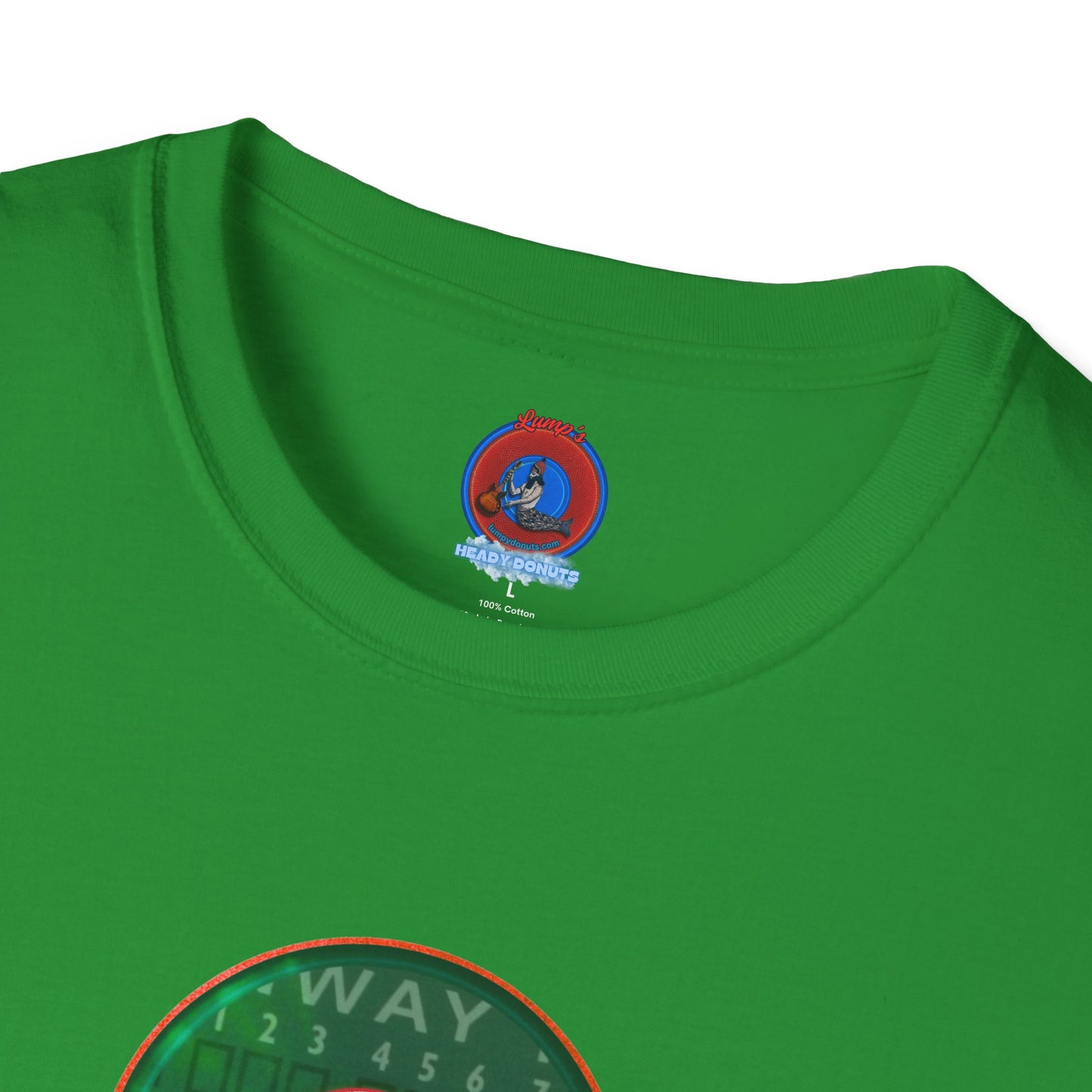 Classic Donut Tee - Unisex Soft-Style - "Phenway Ballpark Donuts" - vivid monsta donut - variant 2