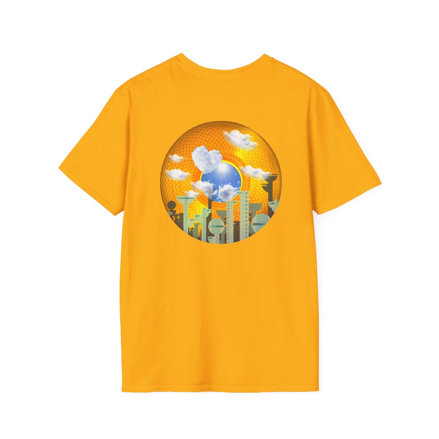 Classic Donut Tee - Unisex Soft-Style - "The Golden Age of Donuts" - golden donut