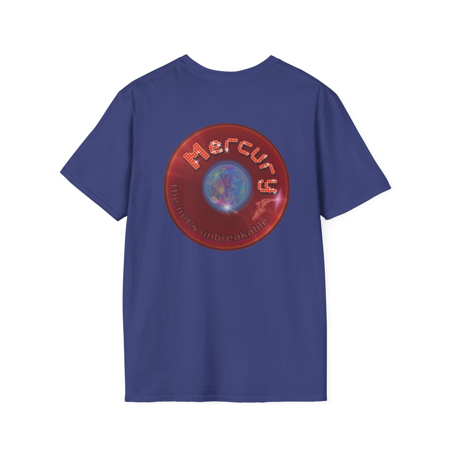 Classic Donut Tee - Unisex Soft-Style - "Donuts of the Gods" - series 1.0 - variant 2 - red donut