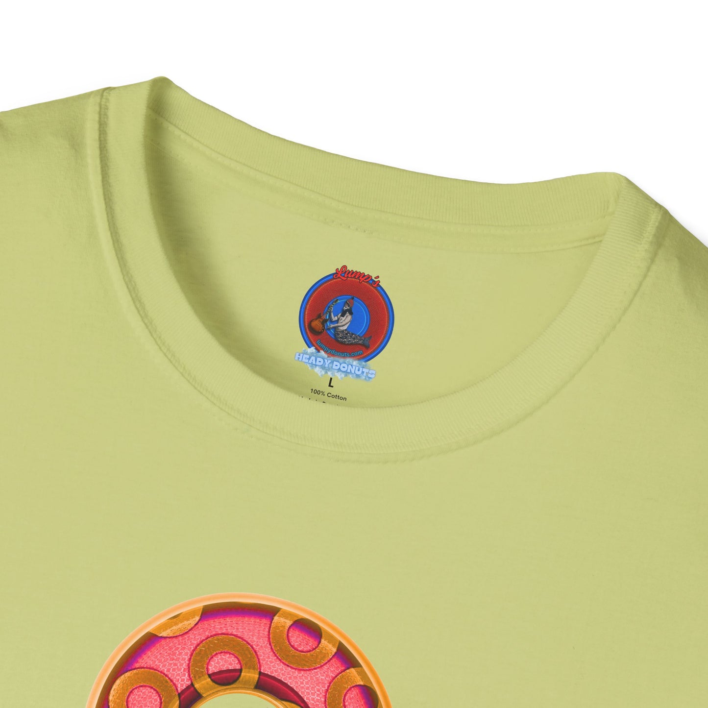 Plain Donuts/Unisex Soft-Style - "Plain Rustic Paradoxical Donuts" - rose/gold donuts