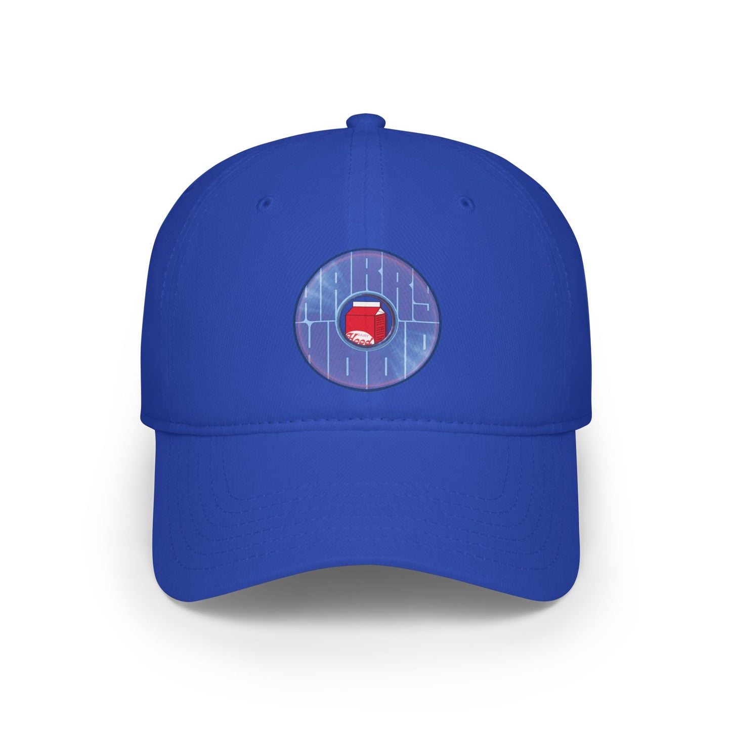 Donut Baseball Cap - "Harry Unofficial Donut Cap" - variant 3 - vivid violet/blue donut w/words