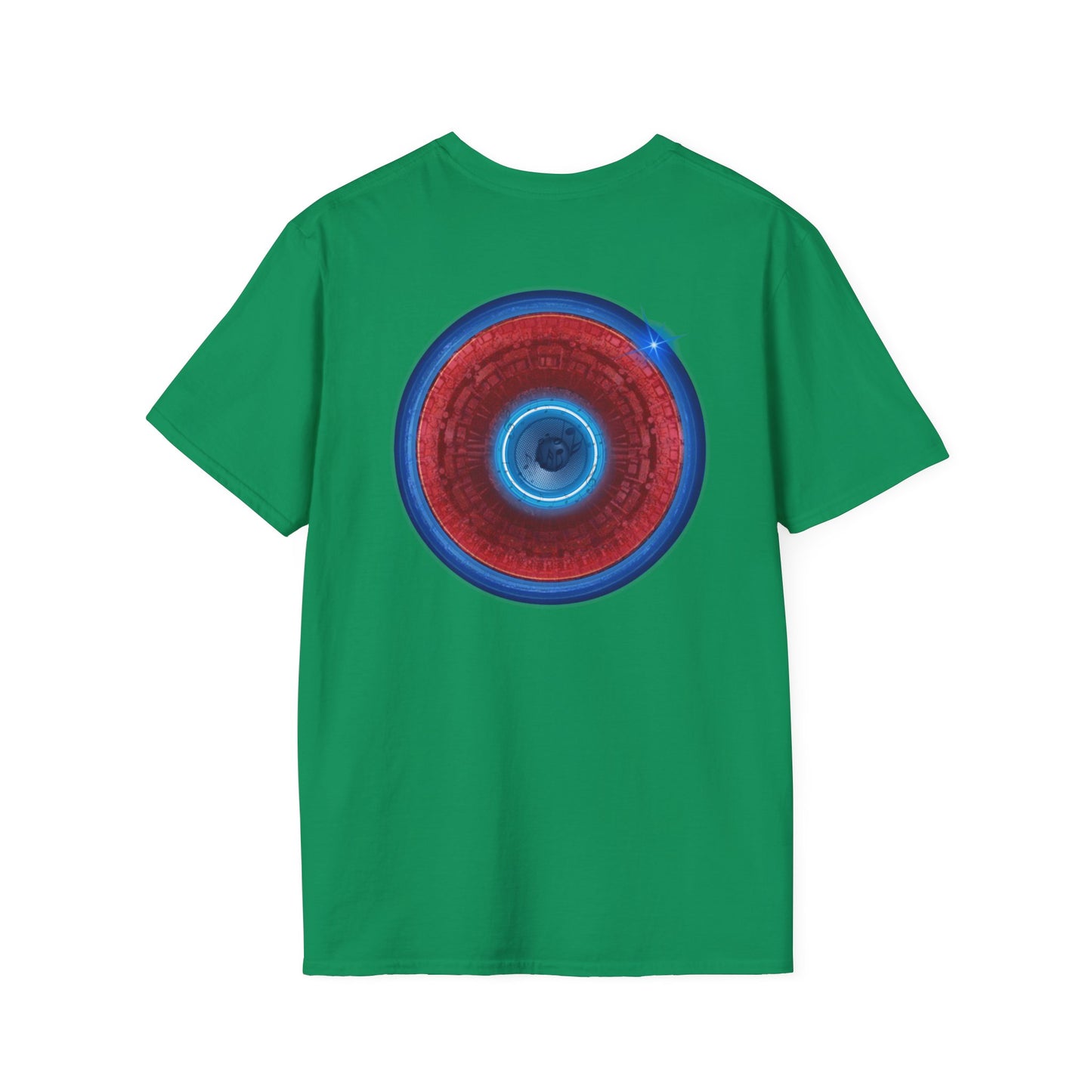 Classic Donut Tee - Unisex Soft-Style - "Homer's Perfect Donut" - series 1.0  - variant 2 - dark blue edging