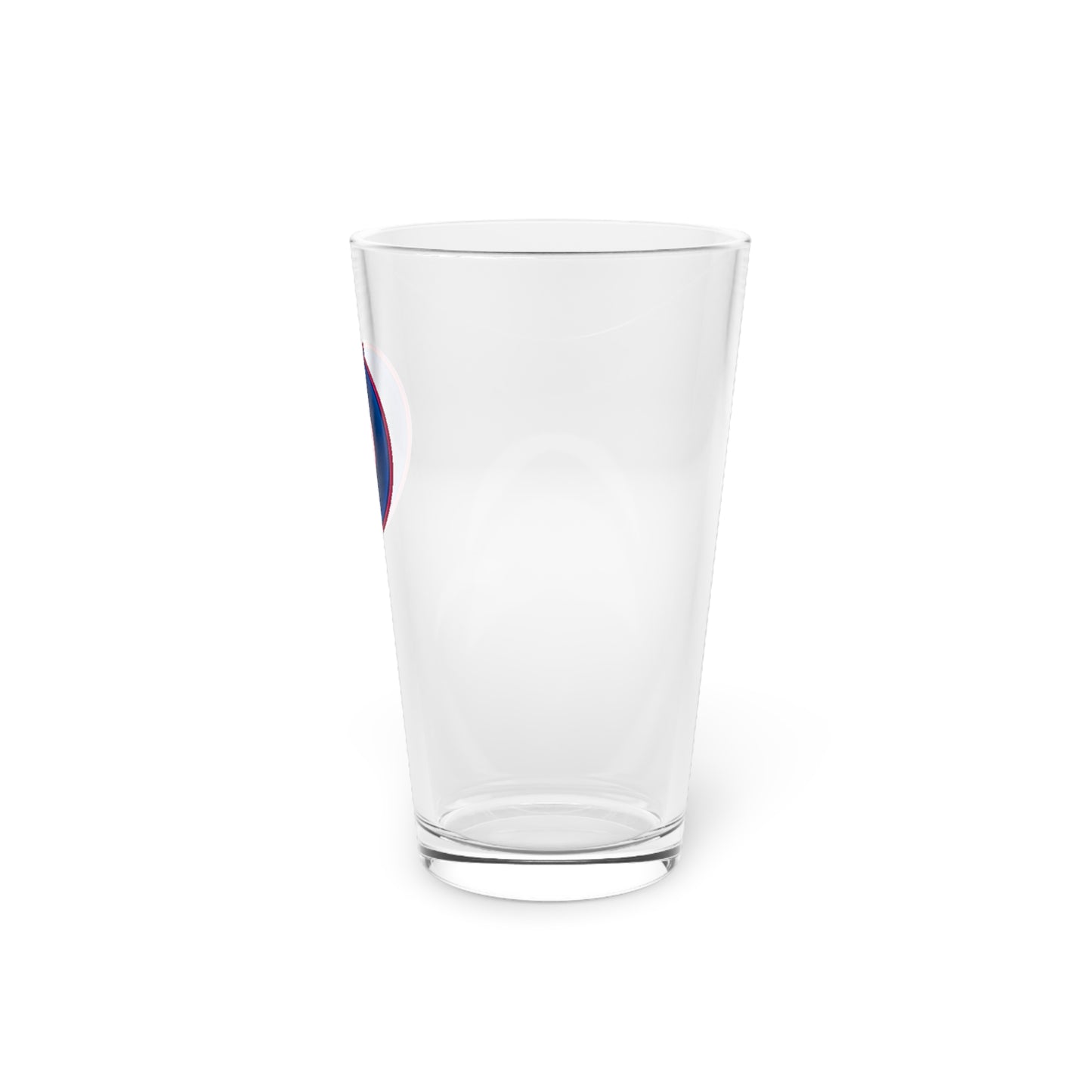 16oz Lumpy Pint Glass - vivid dark blue/red purple