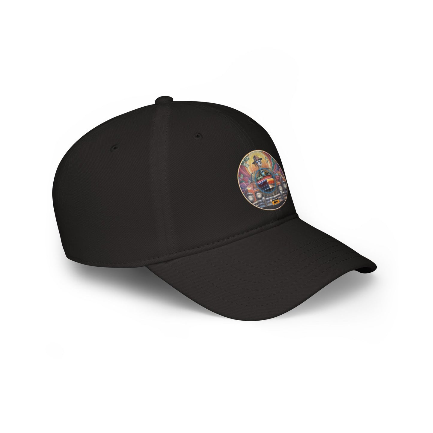 Lumpy Donut Baseball Cap - "Jimmy's Marathon Donut Cap" - variant 3 - pic donut w/