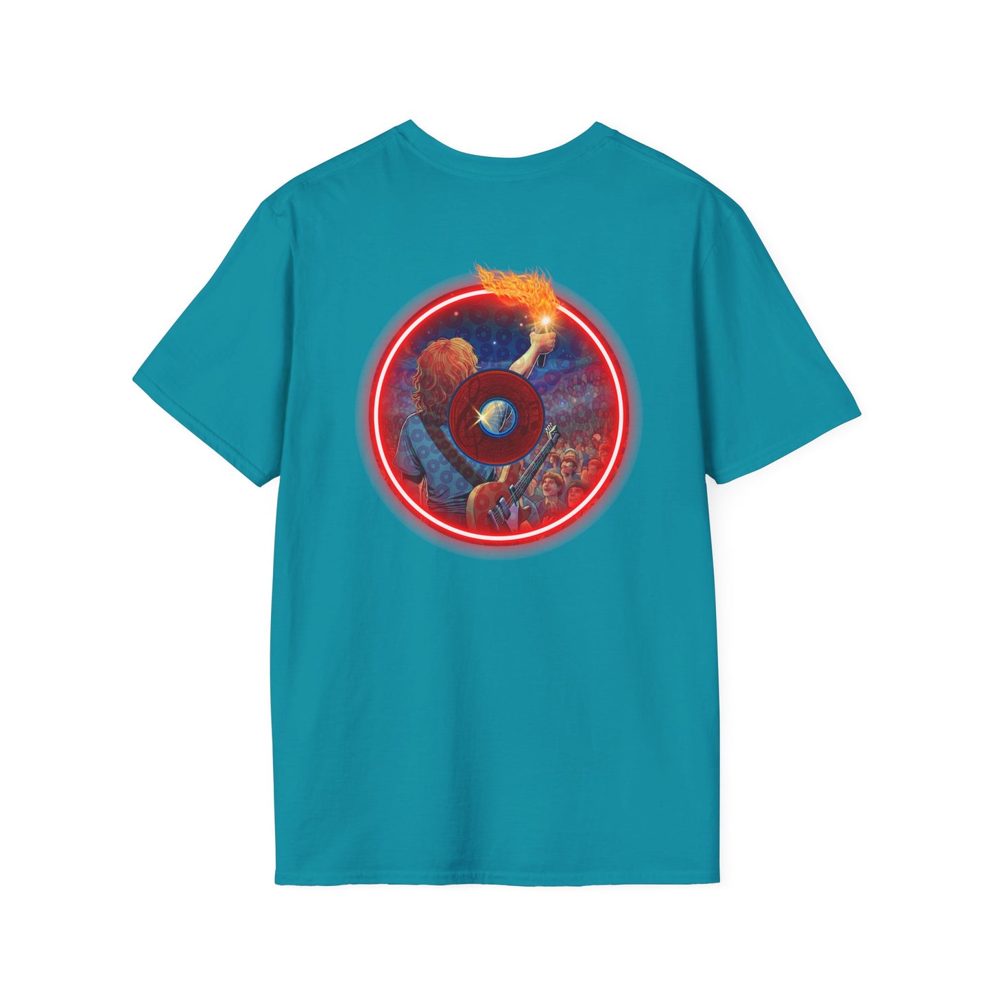 Classic Donut Tee - Unisex Soft-Style - "Torchbearer's Donut " - red donut