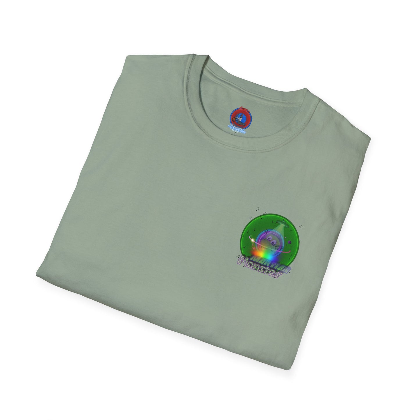 Classic Donut Tee - Unisex Soft-Style - "My Phavorite Martian" - green donut - series 1.0