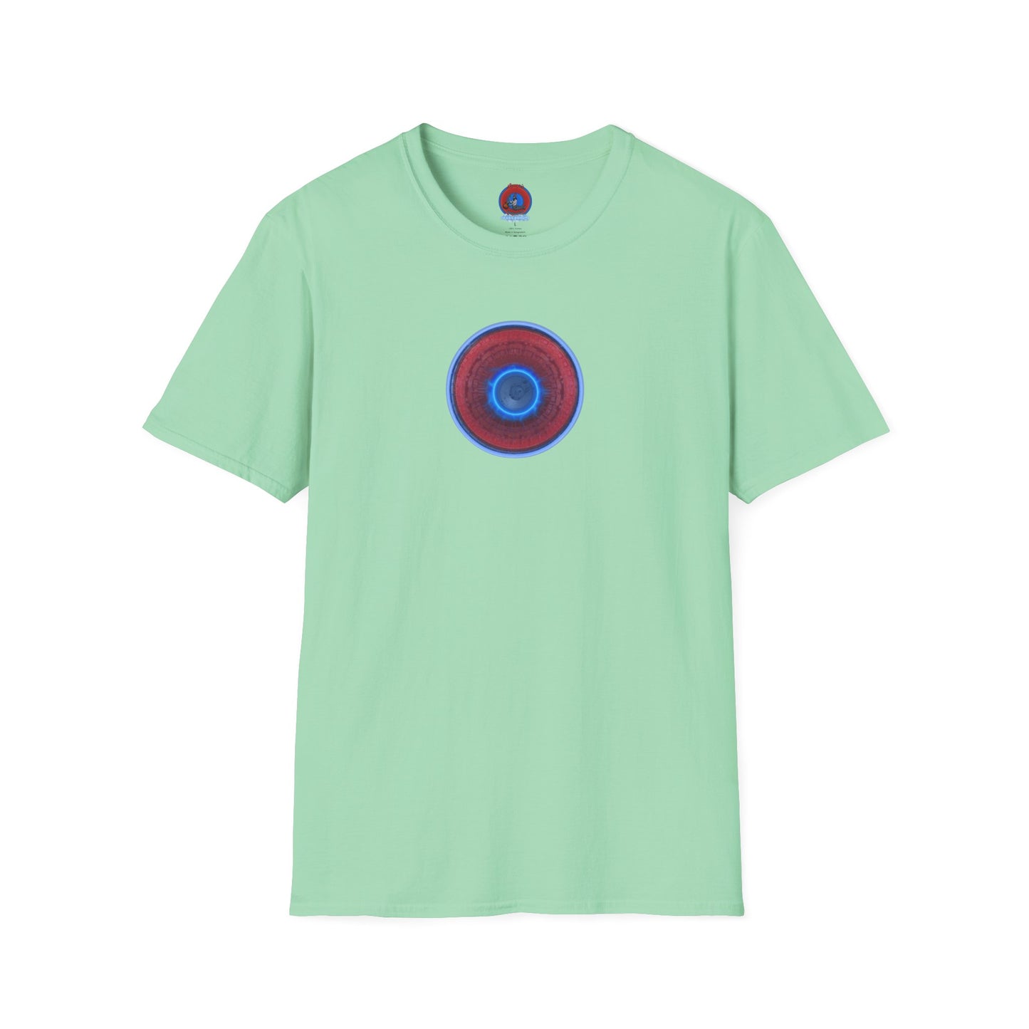 Classic Donut Tee - Unisex Soft-Style - "Homer's Pefect Donut" - series 1.0  - variant 3 - light blue edging