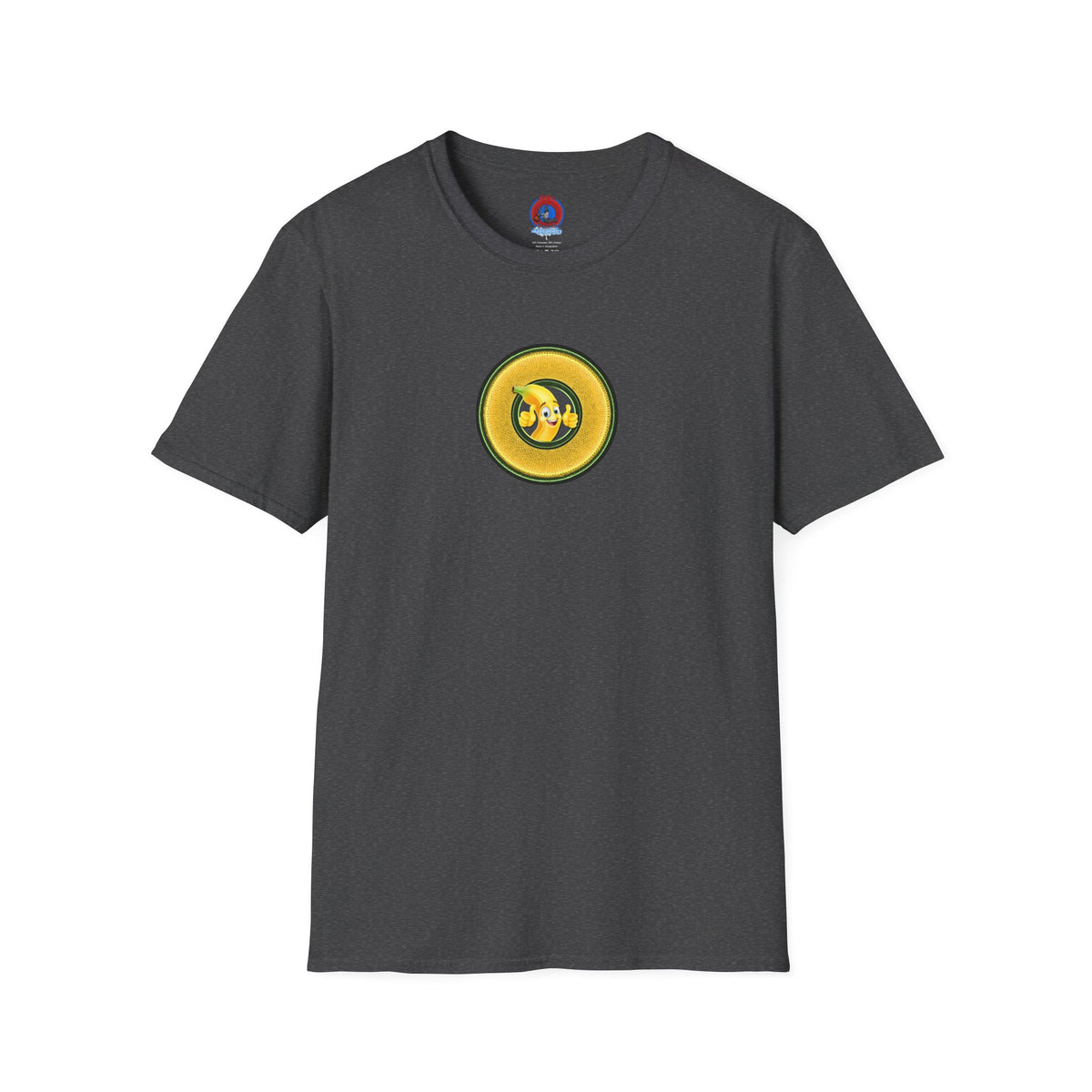 Classic Donut Tee - Unisex Soft-Style - "Dis sheet, it's bananas!" - series 1.0 - variant 5 - golden donut