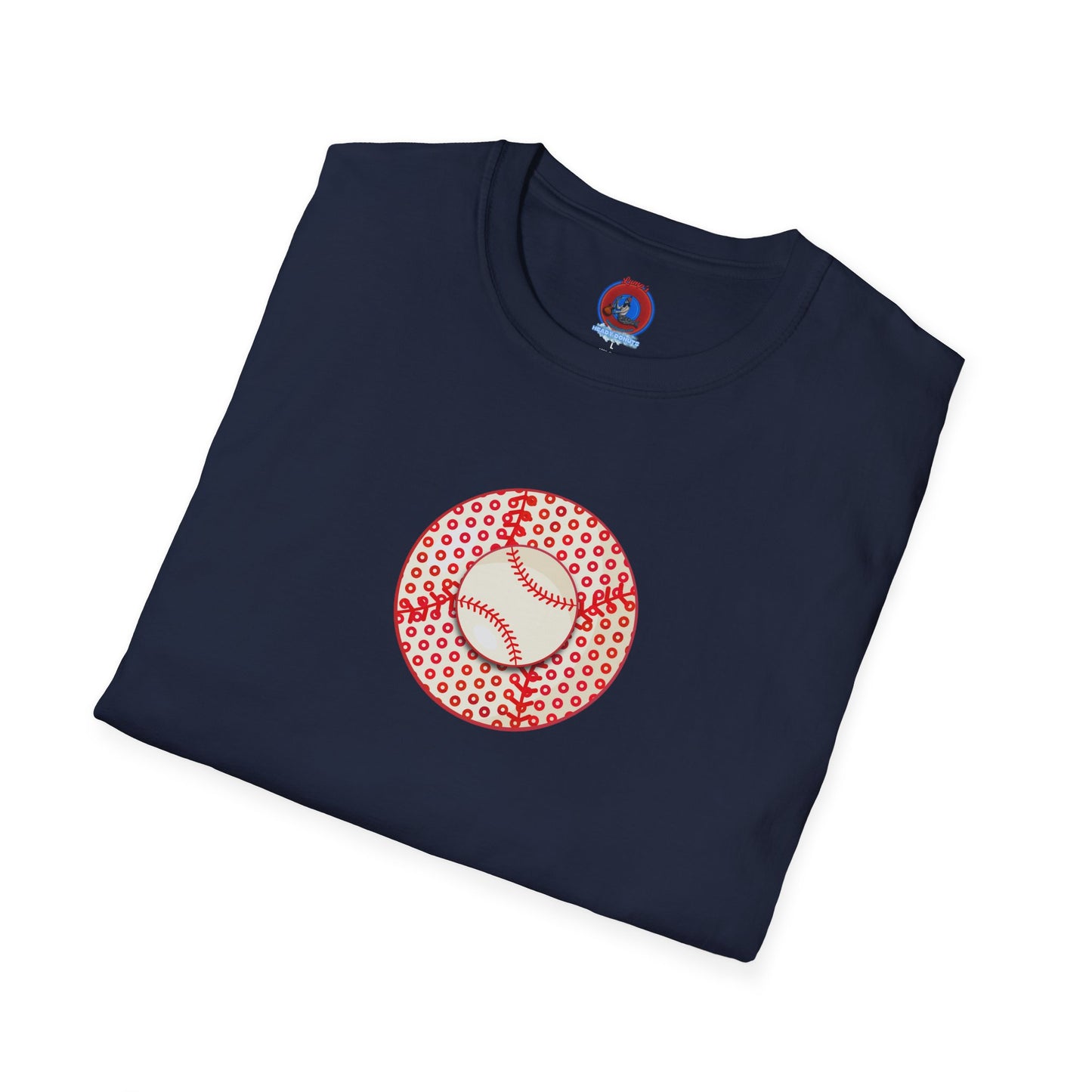 Classic Donut Tee - Unisex Soft-Style - "Phenway Ballpark Donuts" - baseball paradox donut - variant 3