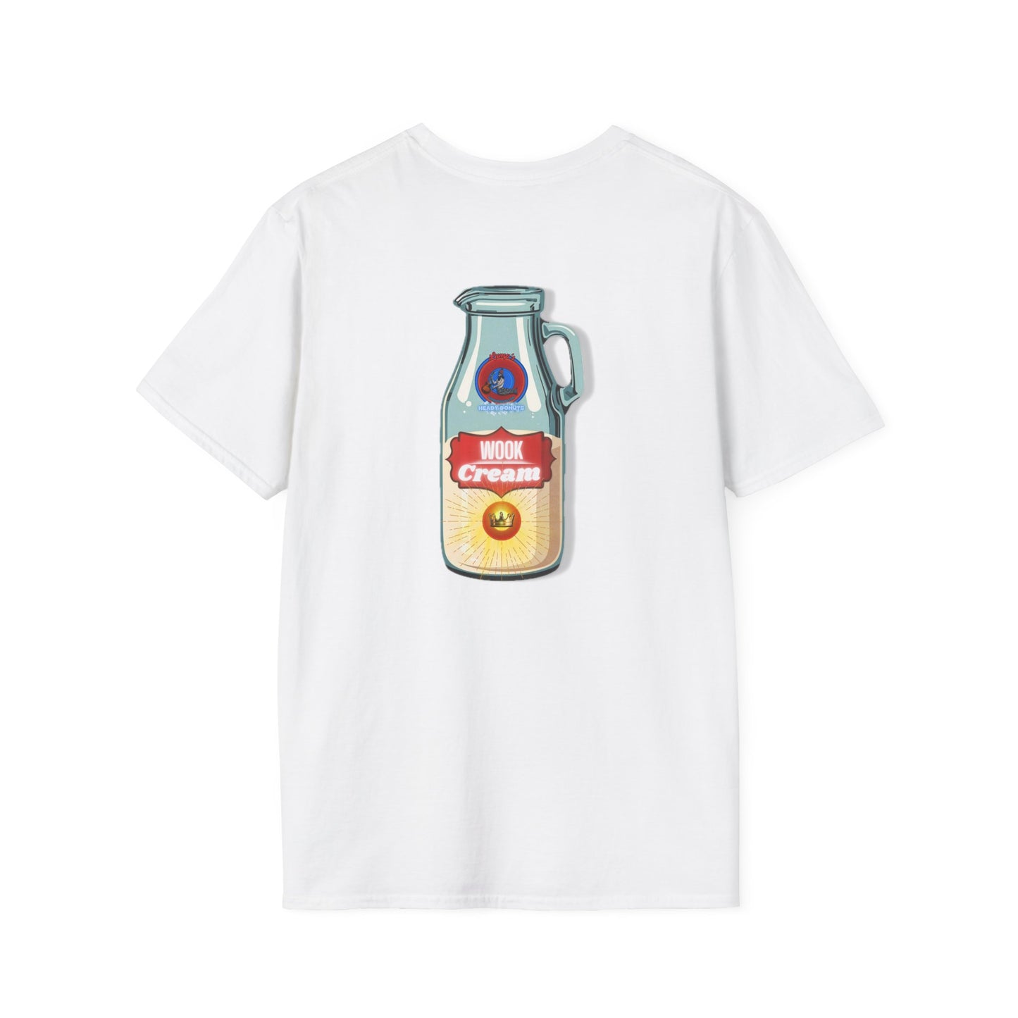 Classic Donut Tee - Unisex Soft-Style - "Wooked Cream - YEMSG Donut " - bottle - variant 8