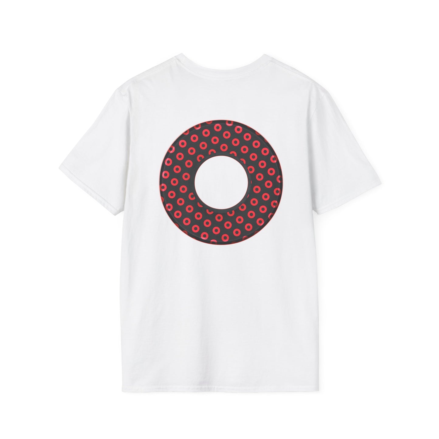 Plain Donuts/Unisex Soft-Style - "Plain Electric Paradoxical Donuts" - black/red donuts