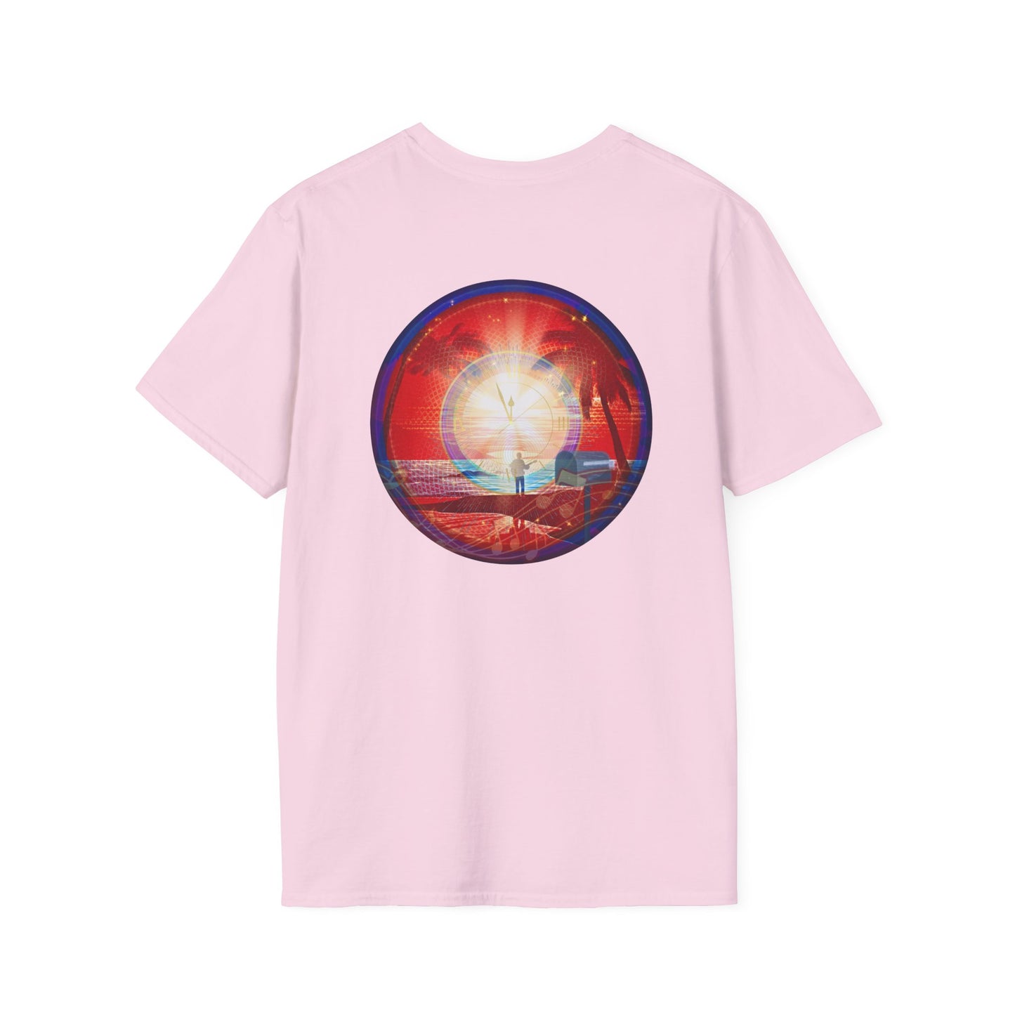 Classic Donut Tee - Unisex Soft-Style - "The Velvet Cake Donut - Sprinkled in Things You'd Say " - series 1.0  - red donut