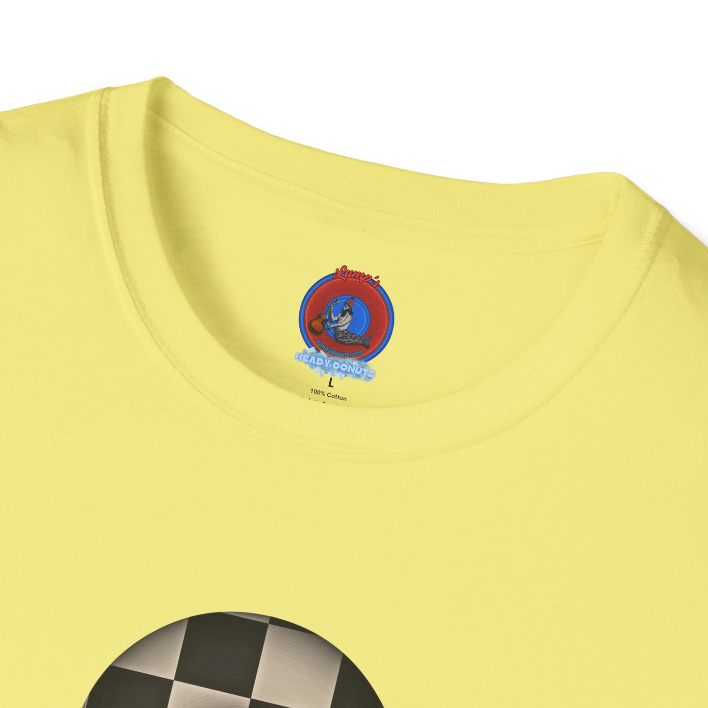 Classic Donut Tee - Unisex Soft-Style - "Bobby Phisher King's Donut no. 95" - chess donut