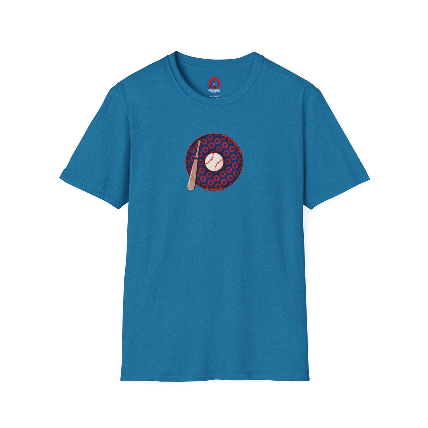 Classic Donut Tee - Unisex Soft-Style - "Phenway Ballpark Donuts" - vivid paradox donut - variant 1