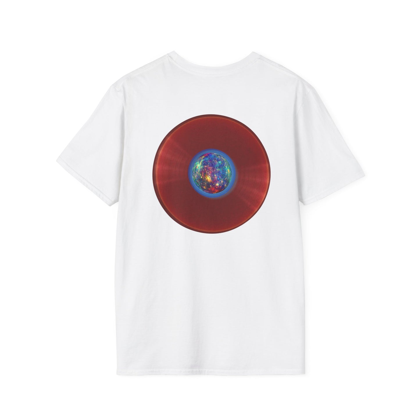 Classic Donut Tee - Unisex Soft-Style - "Donuts of the Gods" - series 1.0 - variant 1 - red donut
