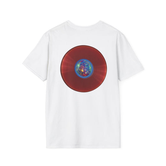Classic Donut Tee - Unisex Soft-Style - "Donuts of the Gods" - series 1.0 - variant 1 - red donut