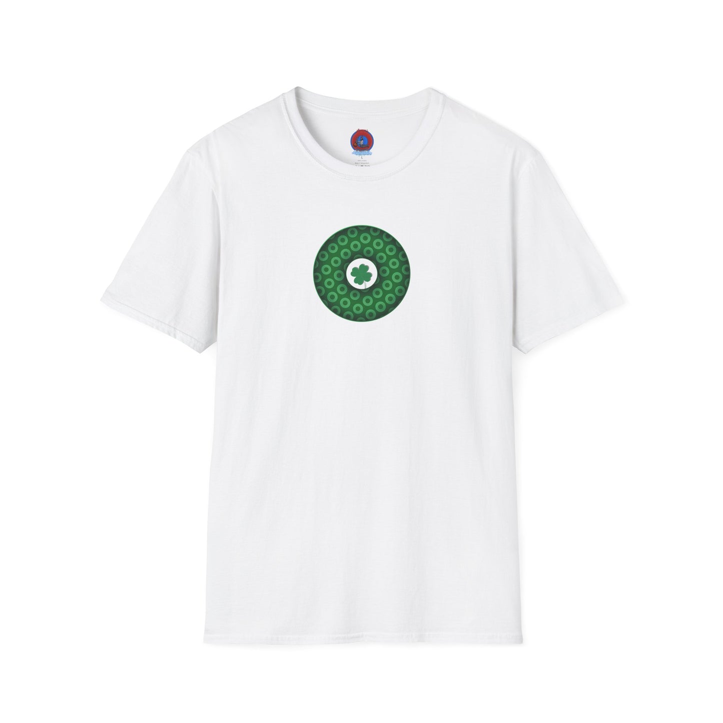 Classic Donut Tee - Unisex Soft-Style - "Patron Saint of Donuts" - St. Patrick's Day Donut - holiday edition - variant 1