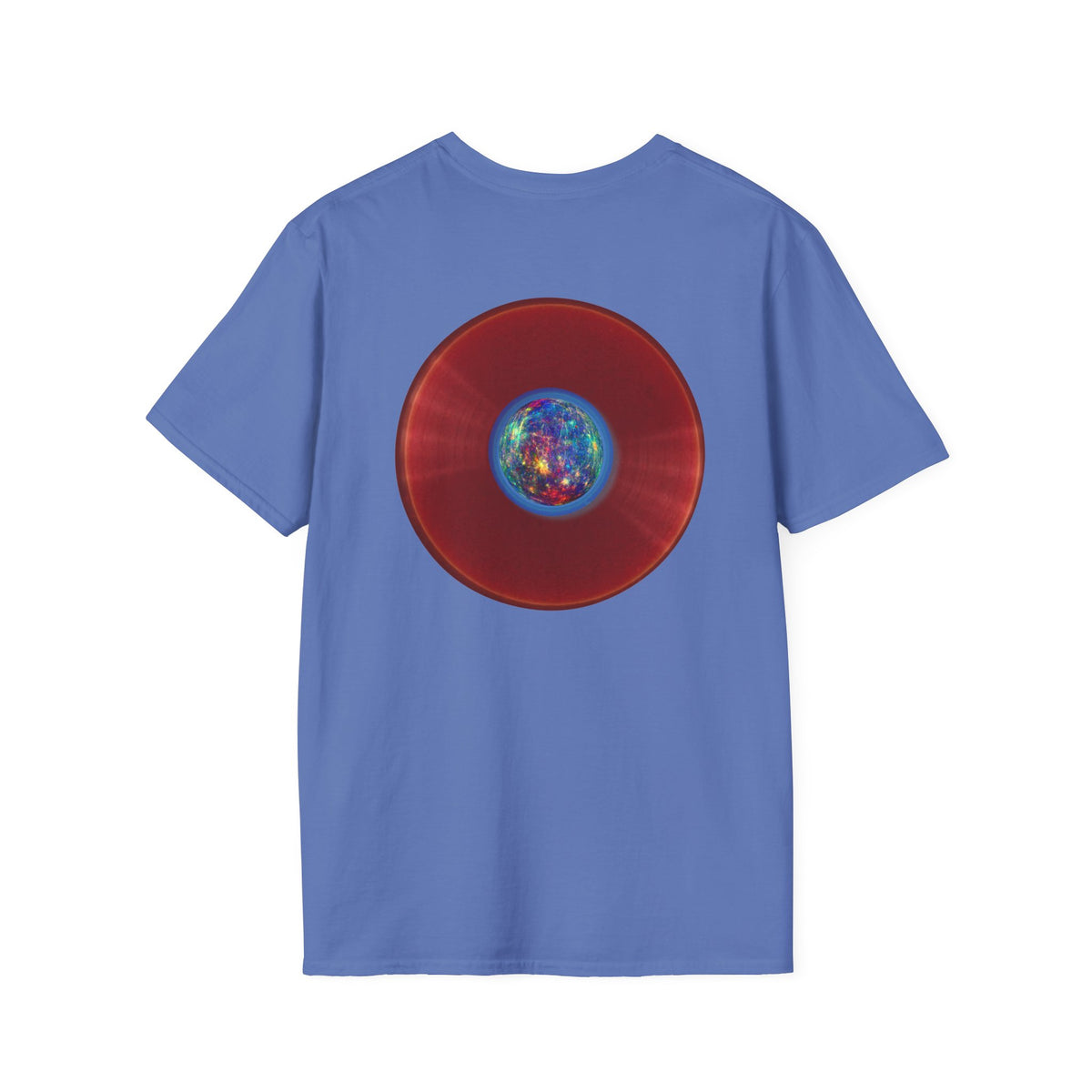 Classic Donut Tee - Unisex Soft-Style - "Donuts of the Gods" - series 1.0 - variant 1 - red donut