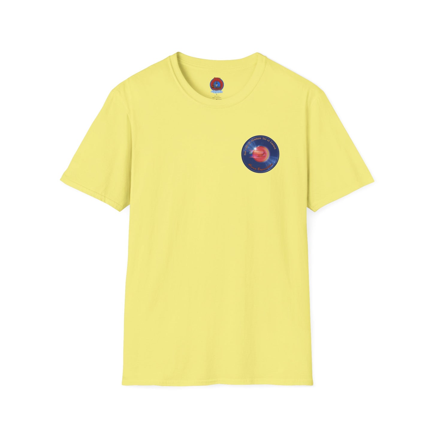 Classic Donut Tee - Unisex Soft-Style - "Marco's Preferred Donut" - series 1.0 - blue donut