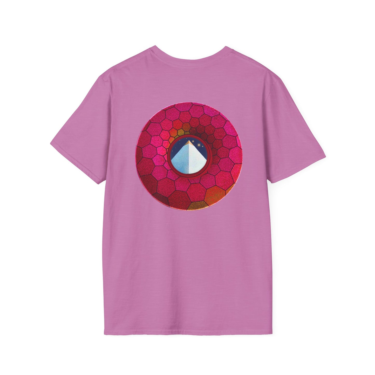 Classic Donut Tee - Unisex Soft-Style - "Limestone Donuts so Large" - variant 5 - green hexadonut