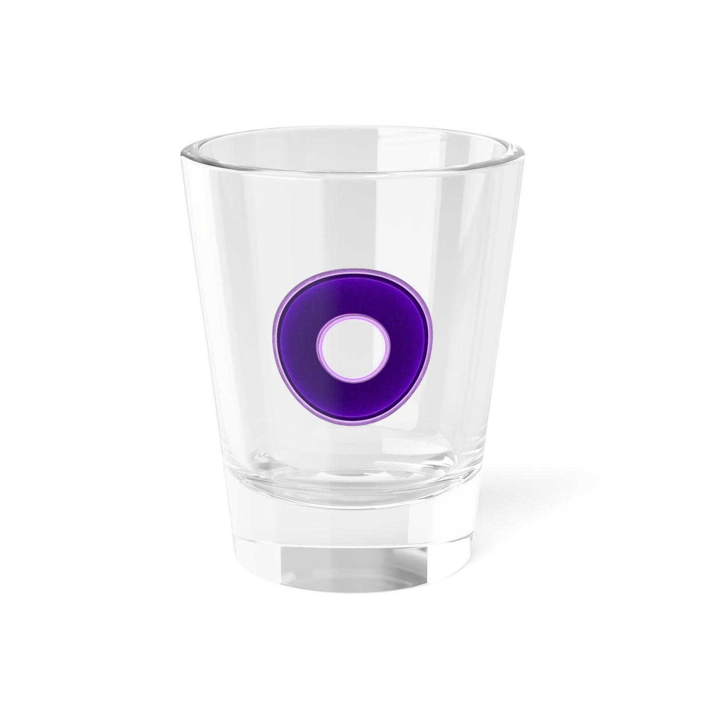 Bad Fishy Too - "Plain Vivid Purple Donut" - Shot Glass, 1.5oz