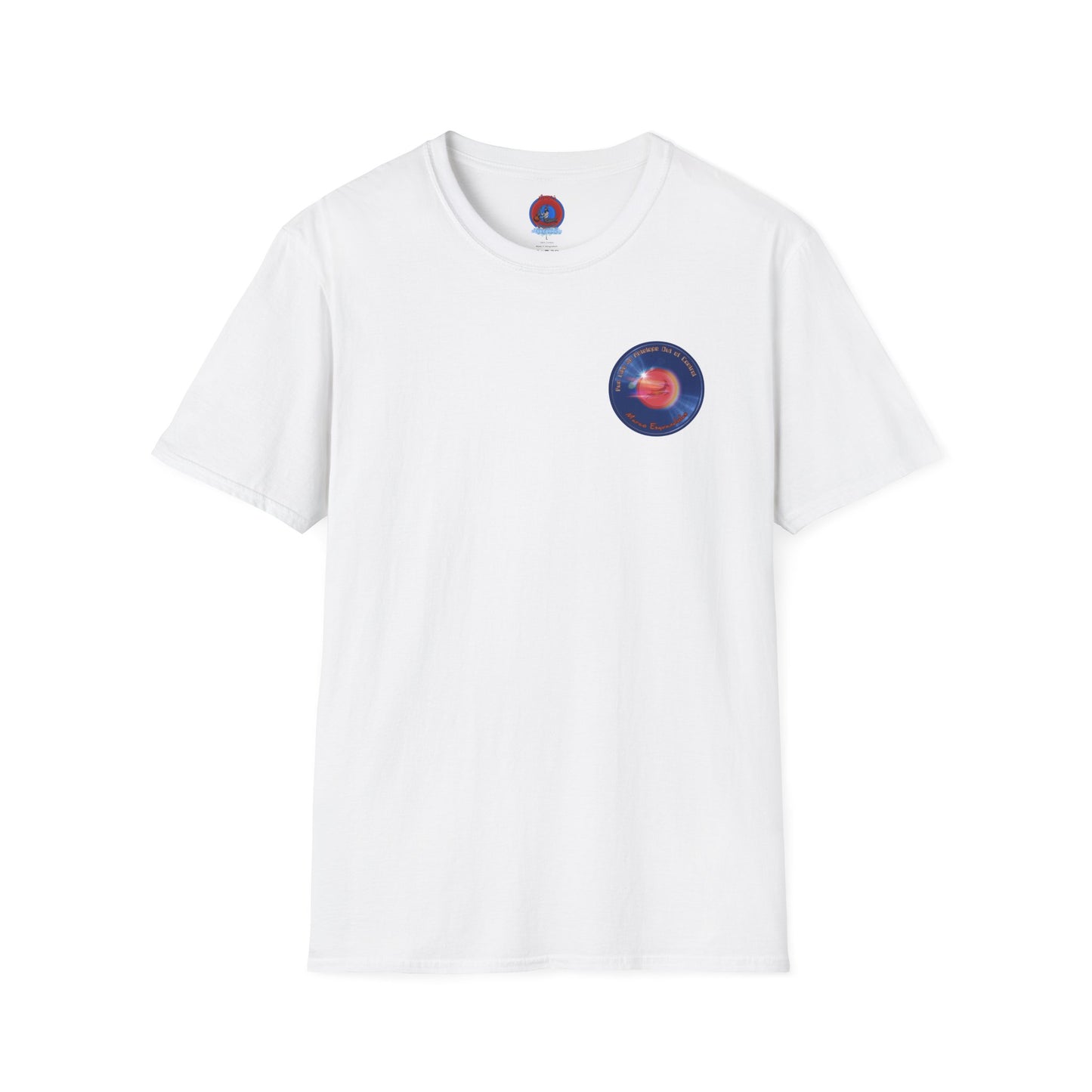 Classic Donut Tee - Unisex Soft-Style - "Marco's Preferred Donut" - series 1.0 - blue donut