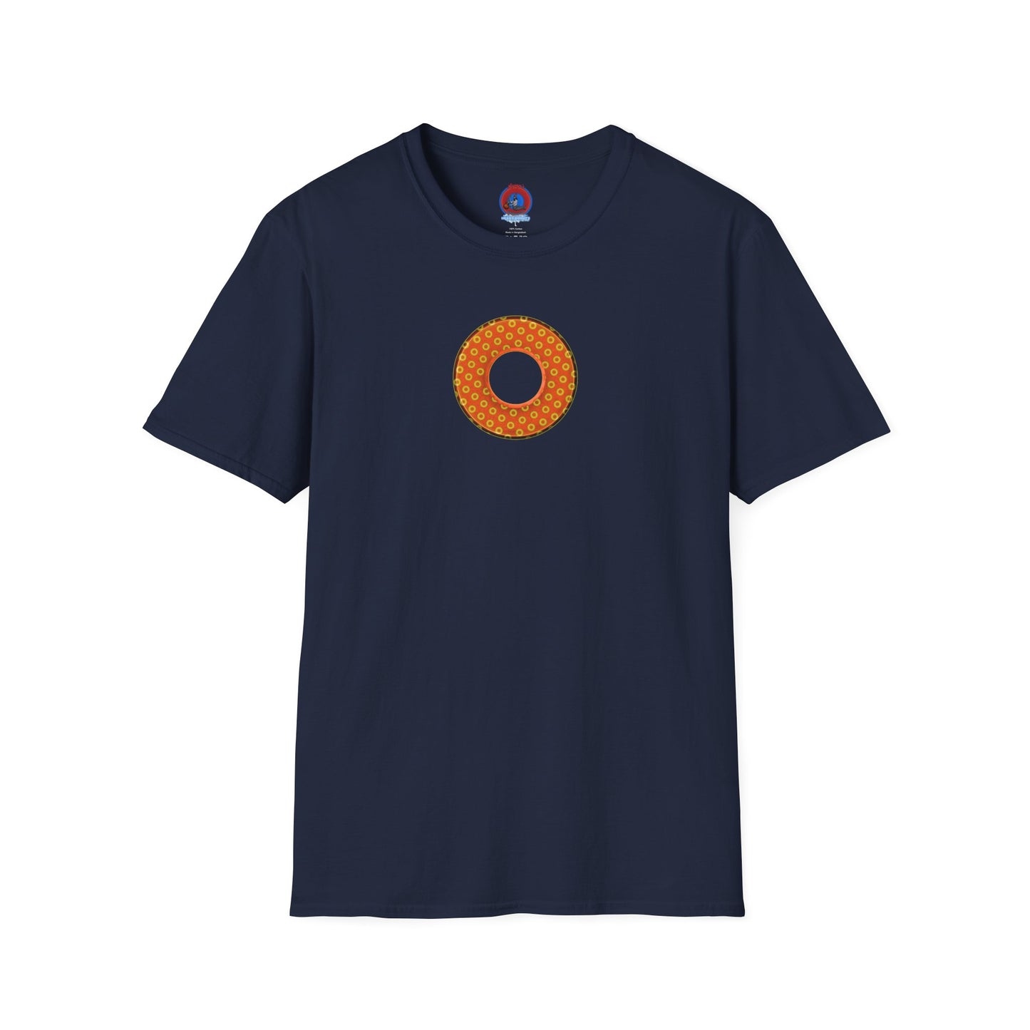 Plain Donuts/Unisex Soft-Style - "Plain Electric Paradoxical Donuts" - gold/orange donuts