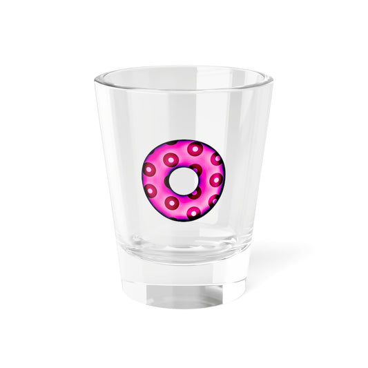 Bad Fishy Too - Blimpy Paradox Donut - hot magenta/red - Shot Glass, 1.5oz