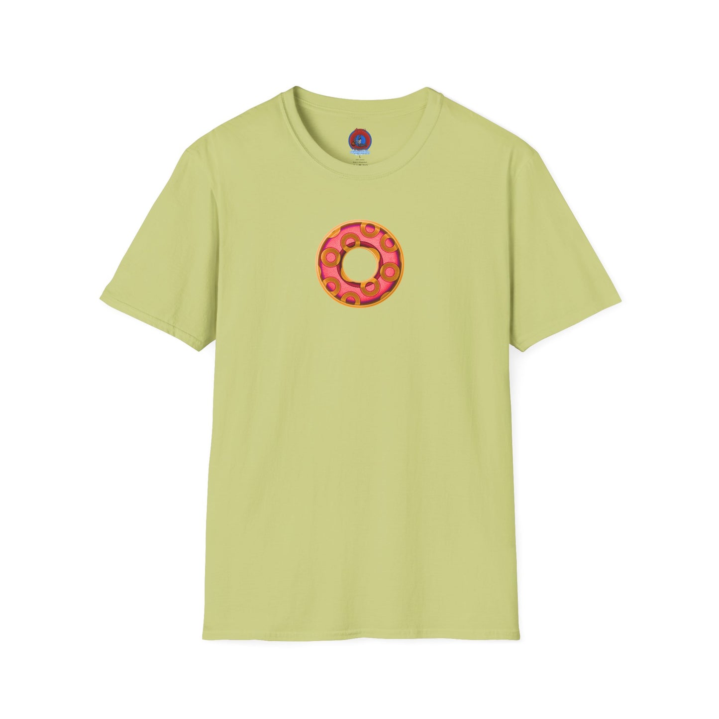Plain Donuts/Unisex Soft-Style - "Plain Rustic Paradoxical Donuts" - rose/gold donuts