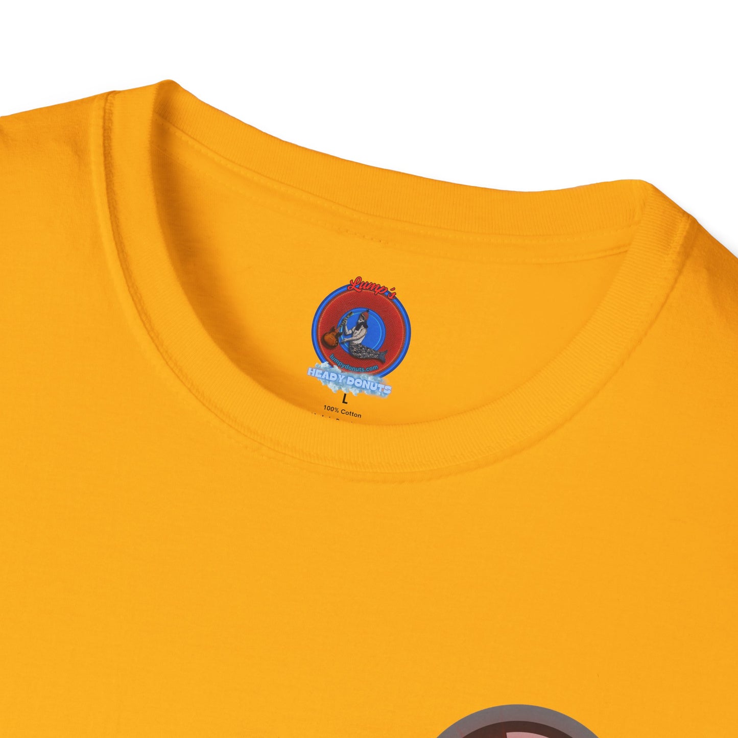 Classic Donut Tee - Unisex Soft-Style - "2025: a Donut Odyssey" - series 1.0 - variant 1 - black/red donut