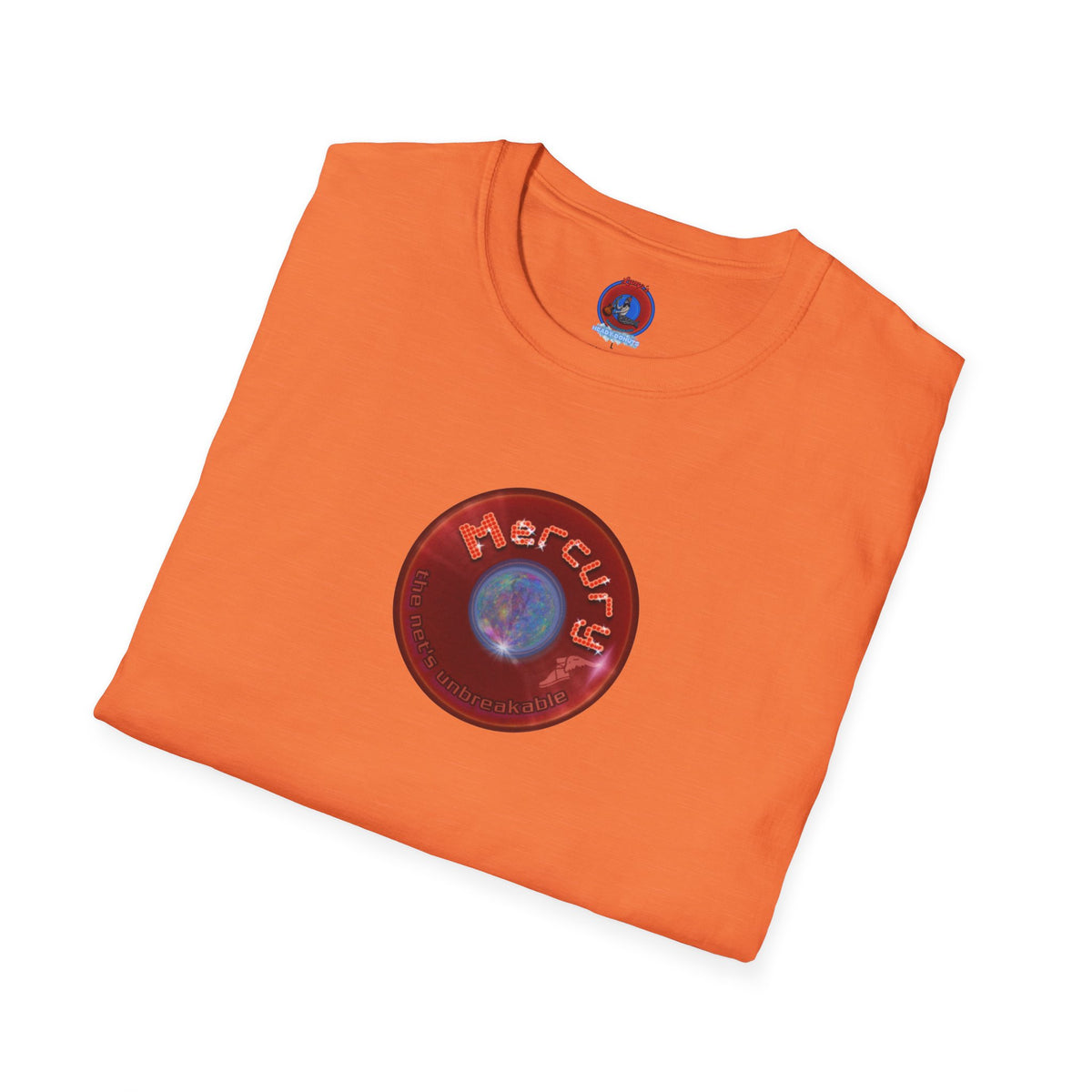 Classic Donut Tee - Unisex Soft-Style - "Donuts of the Gods" - series 1.0 - variant 2 - red donut