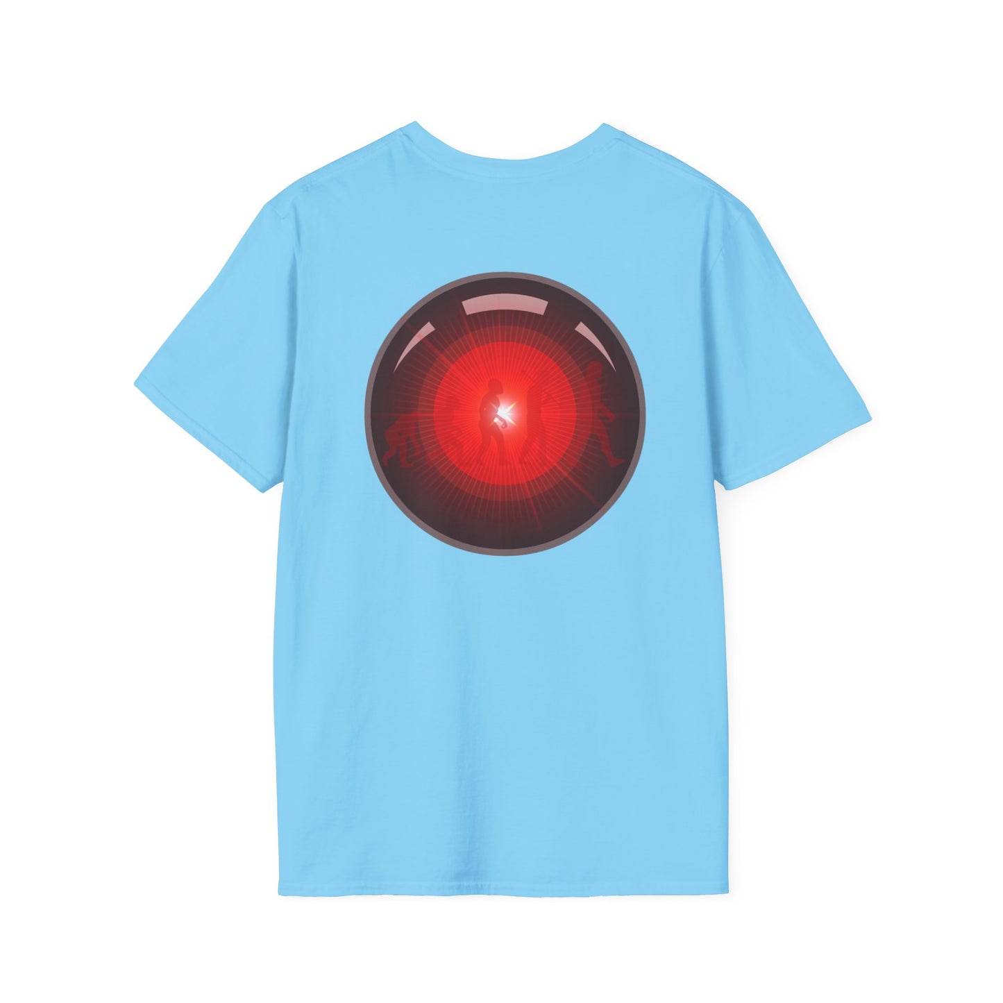 Classic Donut Tee - Unisex Soft-Style - "2025: a Donut Odyssey" - series 1.0 - variant 2 - black/red donut